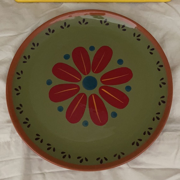 BajaCollection Round & Square Floral Plate Set - Picture 2 of 12